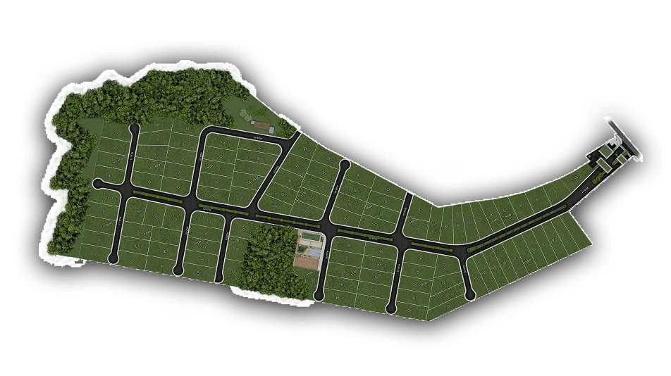 Planta do condomínio Quintas da Boa Vista